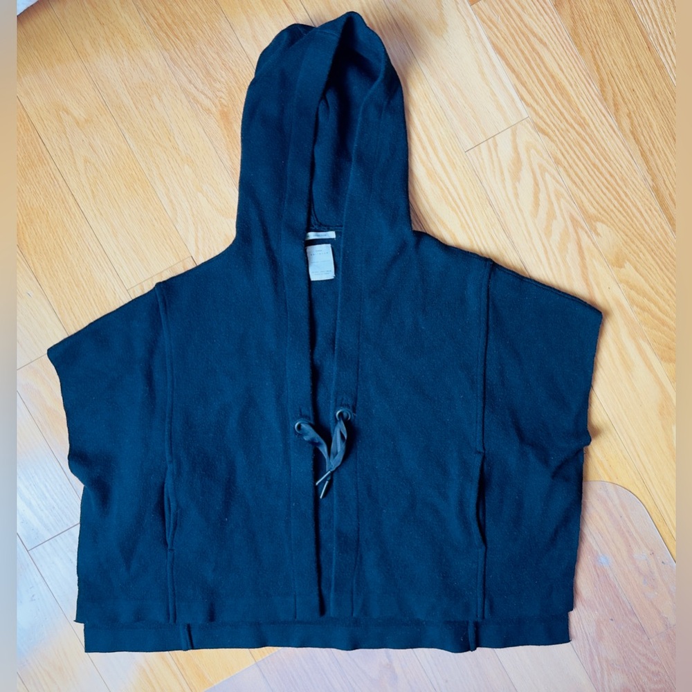 Zara kids Fancy Collection knit hooded poncho size 8-9